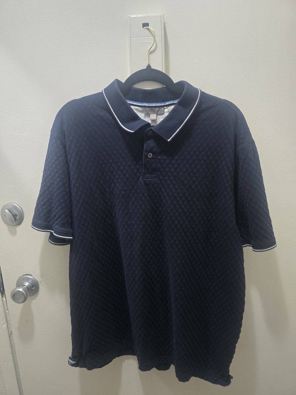 Ted Baker London Diamond Textured Polo Shirt